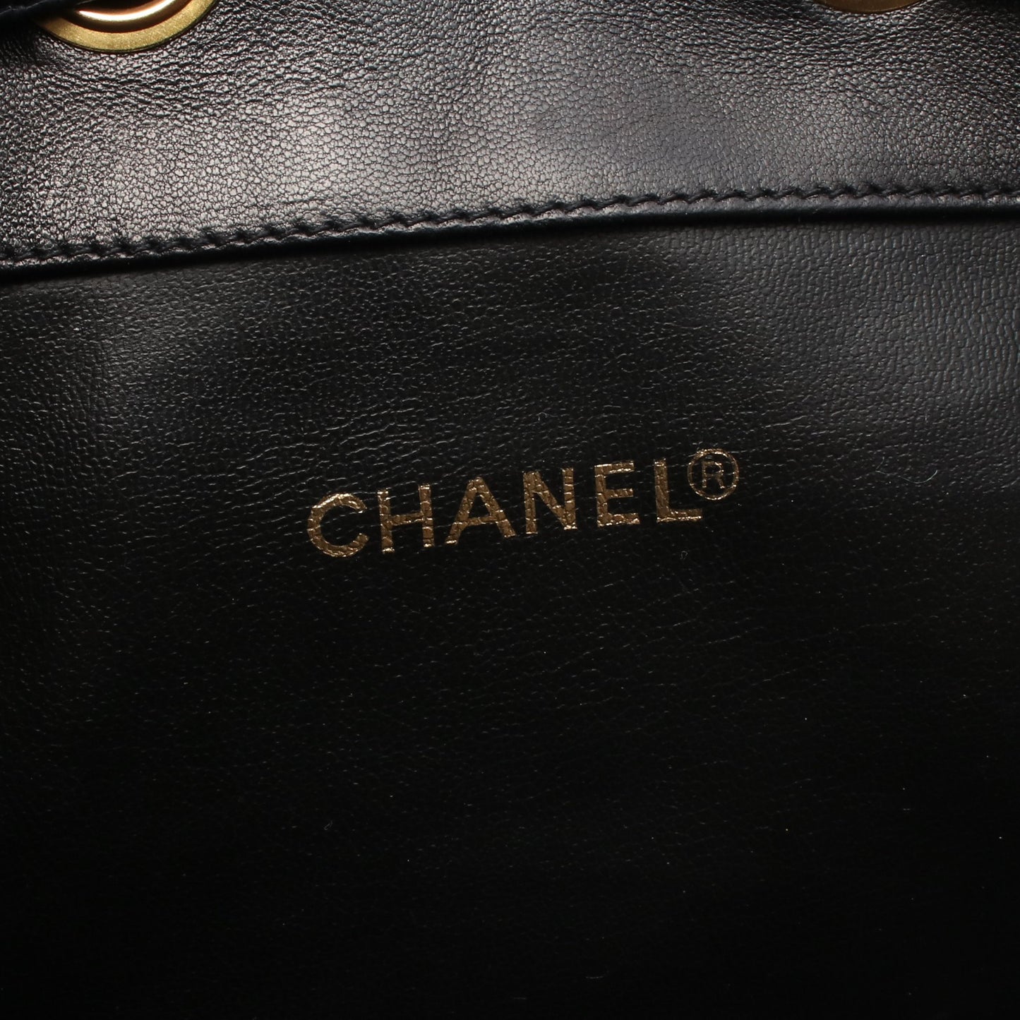 マトラッセ バックパック リュックサック ラムスキン ブラック ゴールド金具 シャネル バッグ CHANEL