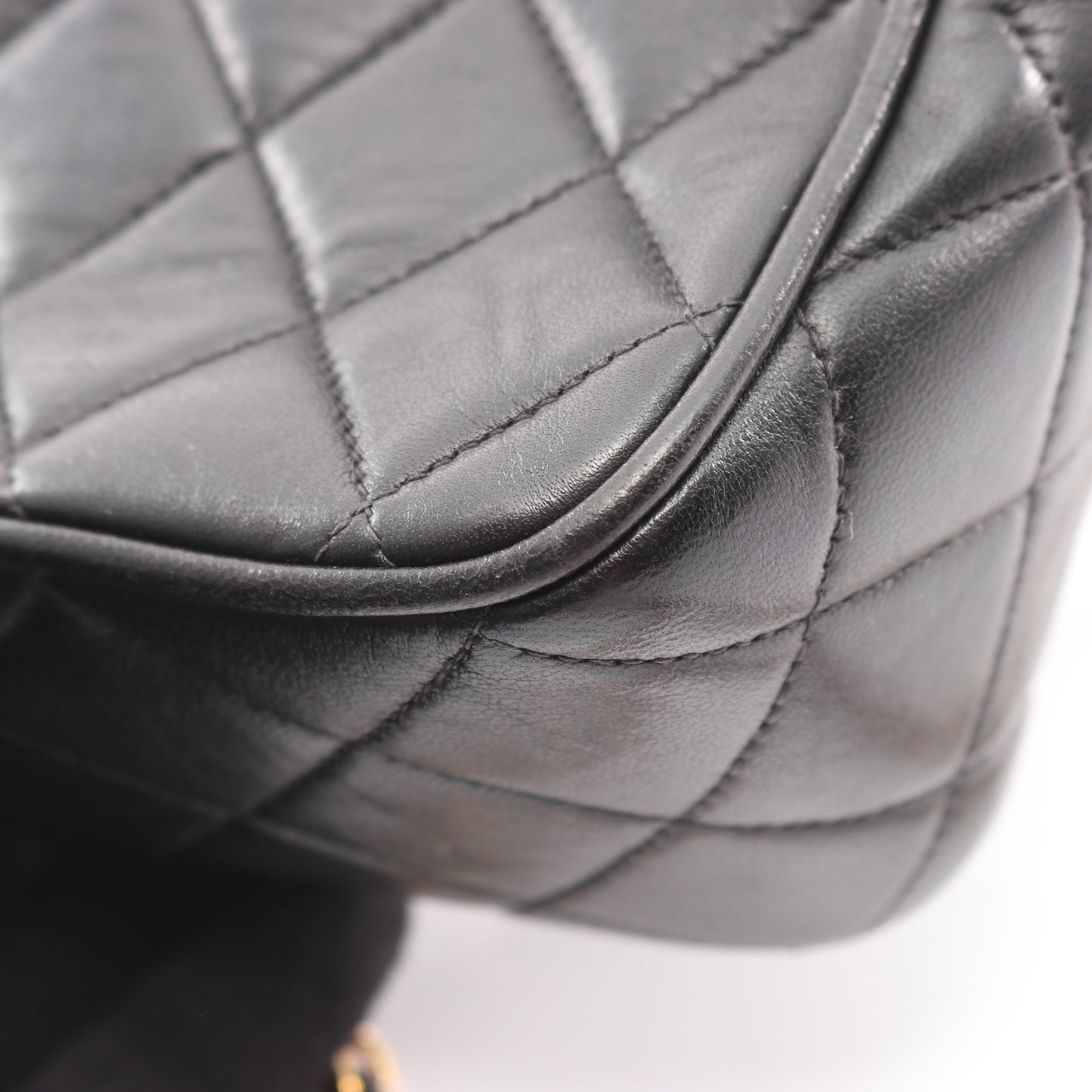 マトラッセ チェーンショルダーバッグ タッセル ラムスキン ブラック ゴールド金具 シャネル バッグ CHANEL