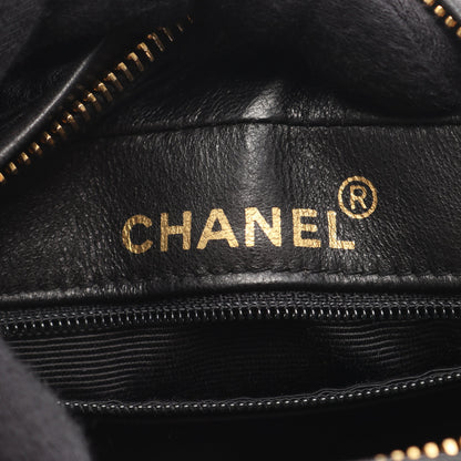 マトラッセ チェーンショルダーバッグ タッセル ラムスキン ブラック ゴールド金具 シャネル バッグ CHANEL