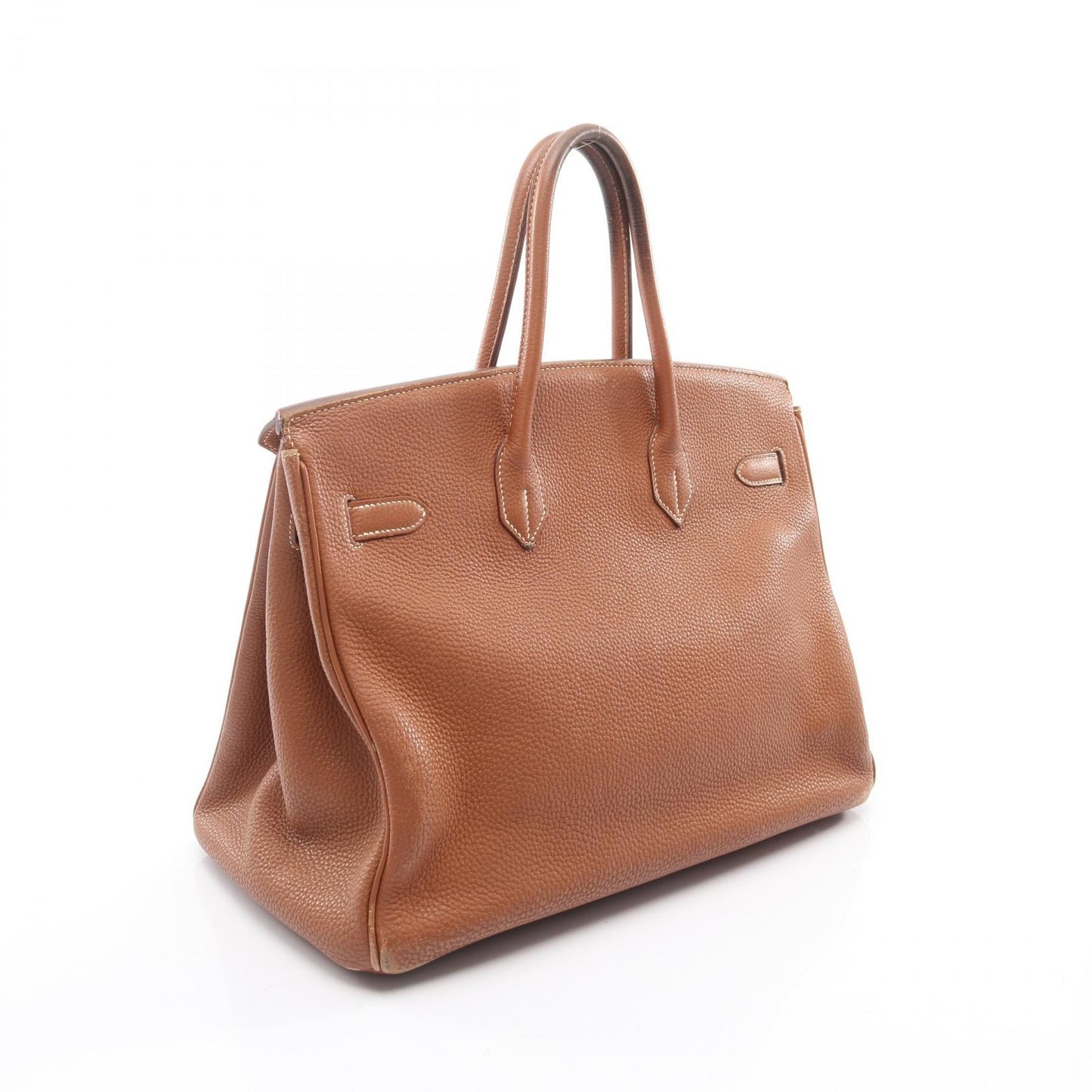 バーキン35 ゴールド ハンドバッグ トゴ ライトブラウン シルバー金具 □I刻印 エルメス バッグ HERMES