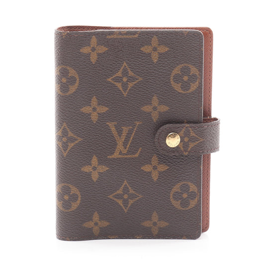アジェンダPM モノグラム 手帳カバー PVC ブラウン ルイヴィトン