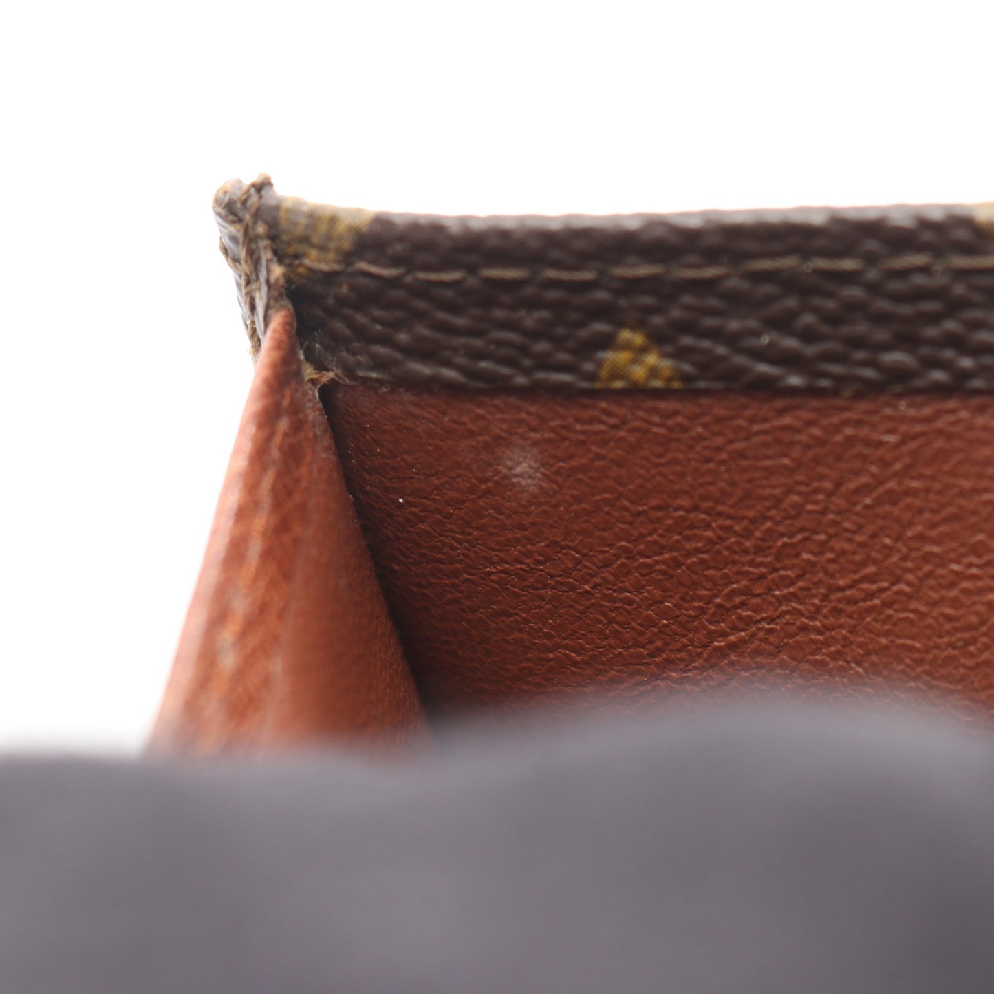 ポルトフォイユ ミュルティプル モノグラム 二つ折り財布 札入れ PVC レザー ブラウン ルイヴィトン