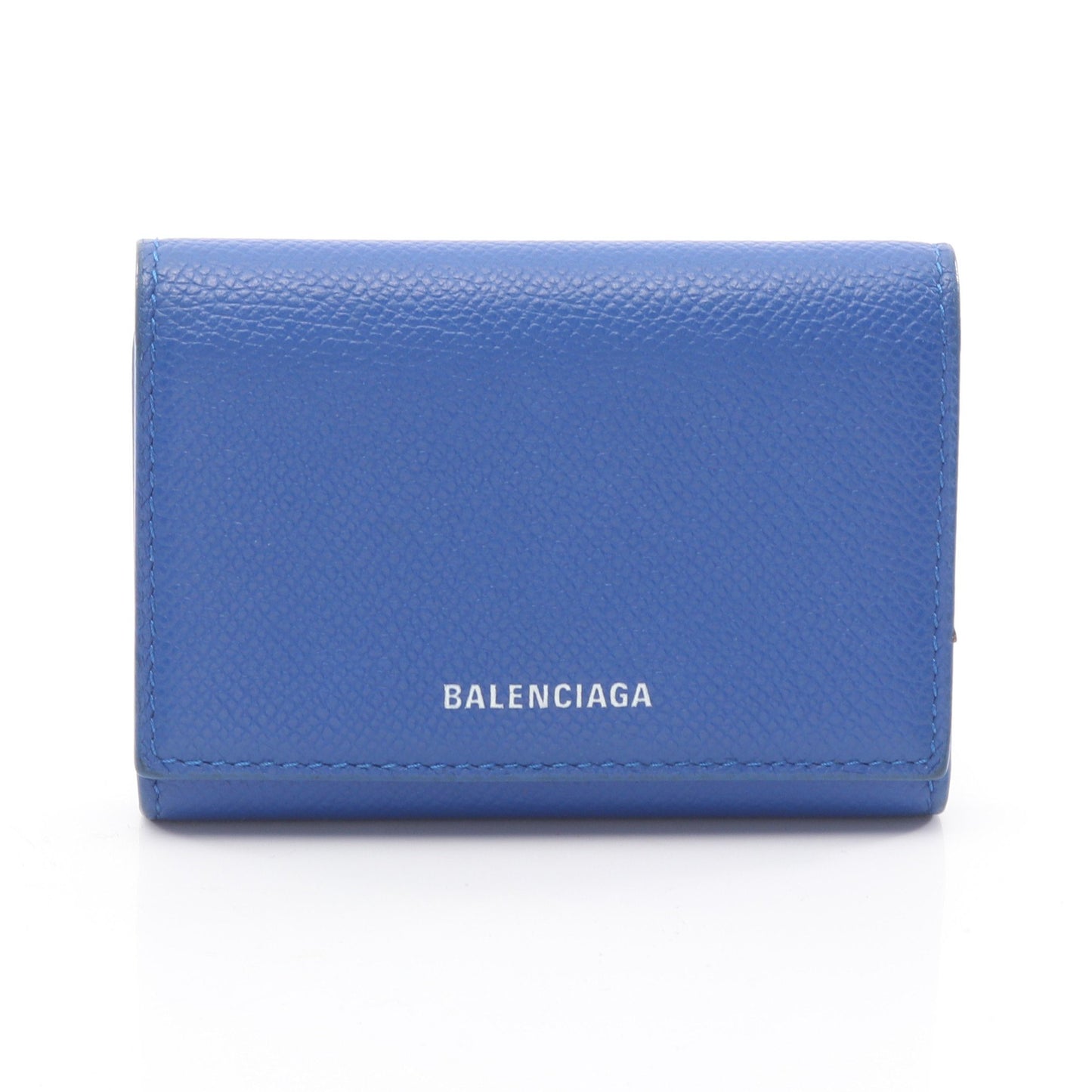 VILLE ビル アコーディオンカードホルダー カードケース レザー ブルー バレンシアガ 財布・小物 BALENCIAGA