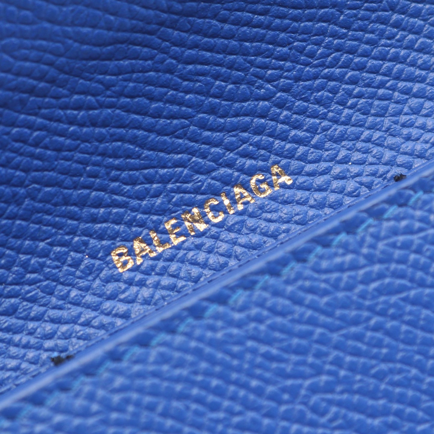 VILLE ビル アコーディオンカードホルダー カードケース レザー ブルー バレンシアガ 財布・小物 BALENCIAGA