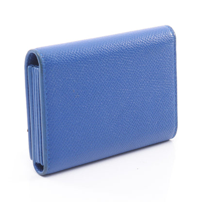 VILLE ビル アコーディオンカードホルダー カードケース レザー ブルー バレンシアガ 財布・小物 BALENCIAGA