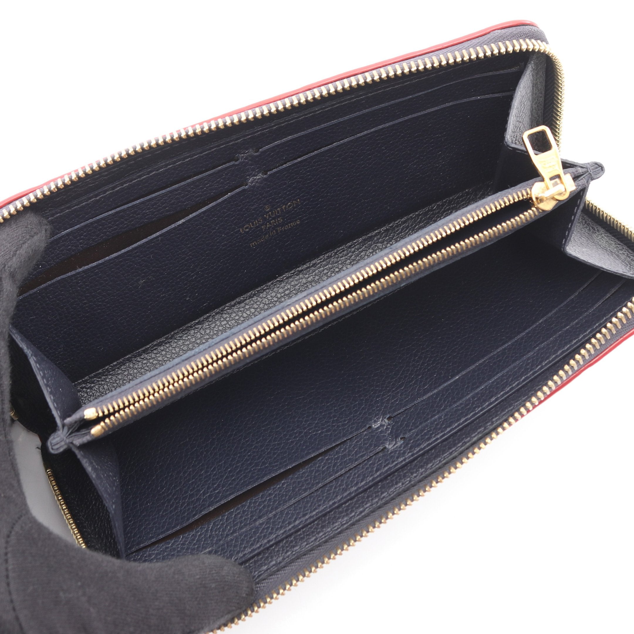 ルイヴィトンポルトフォイユクレマンスアンプラントマリーヌルージュ正規品保証395 ポルトフォイユ クレマンス モノグラムアンプラント マリーヌルージュ