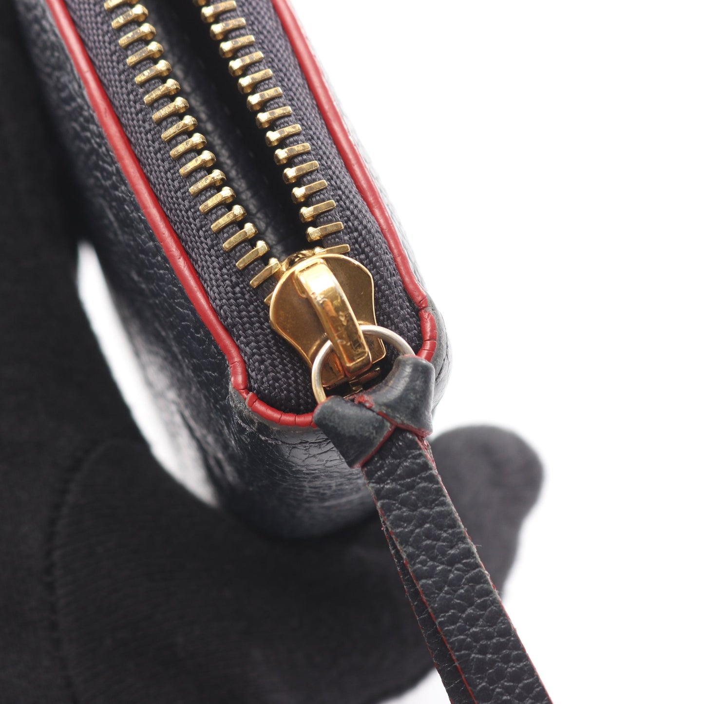 ポルトフォイユ クレマンス モノグラムアンプラント マリーヌルージュ ラウンドファスナー長財布 レザー ネイビー ルイヴィトン