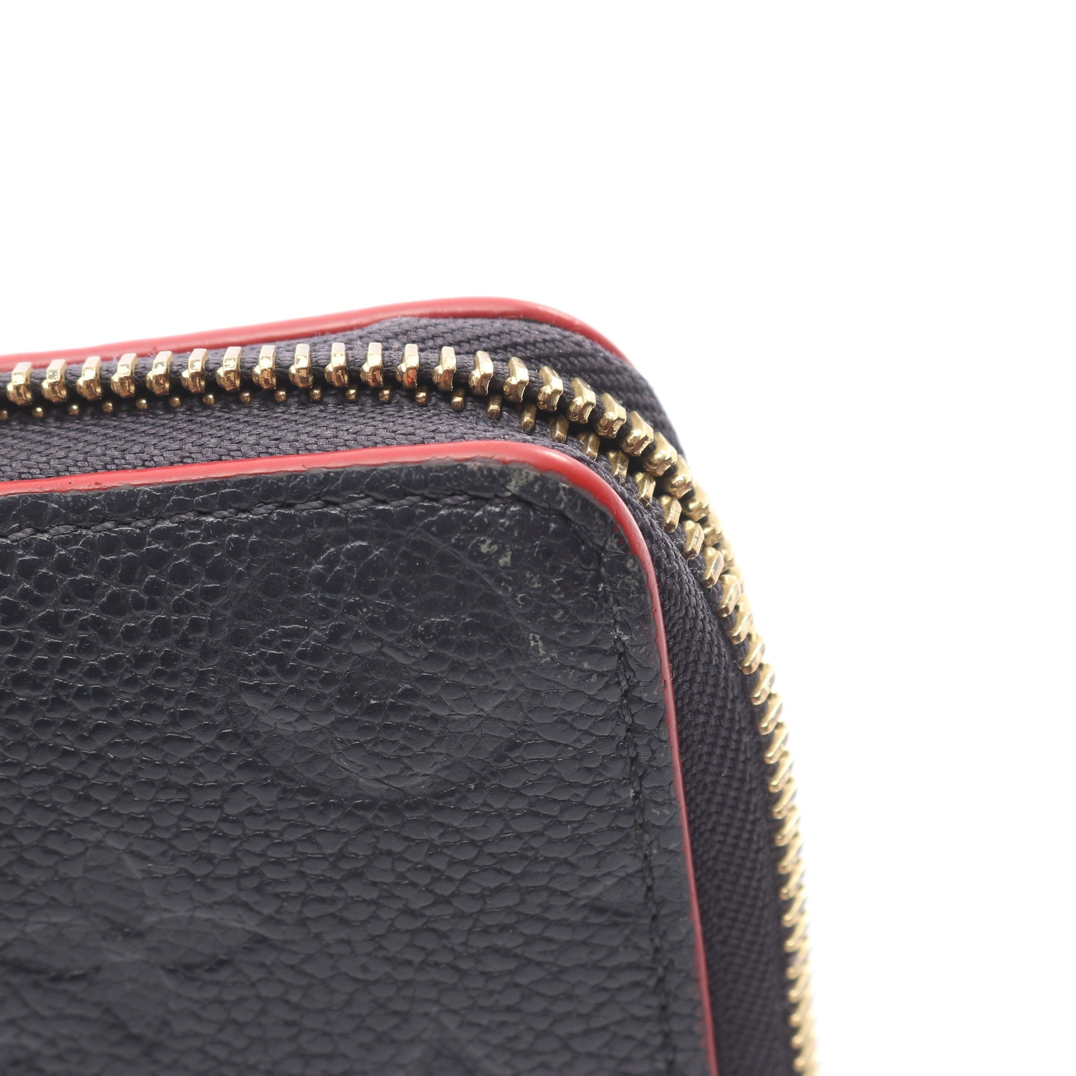 ポルトフォイユ クレマンス モノグラムアンプラント マリーヌルージュ