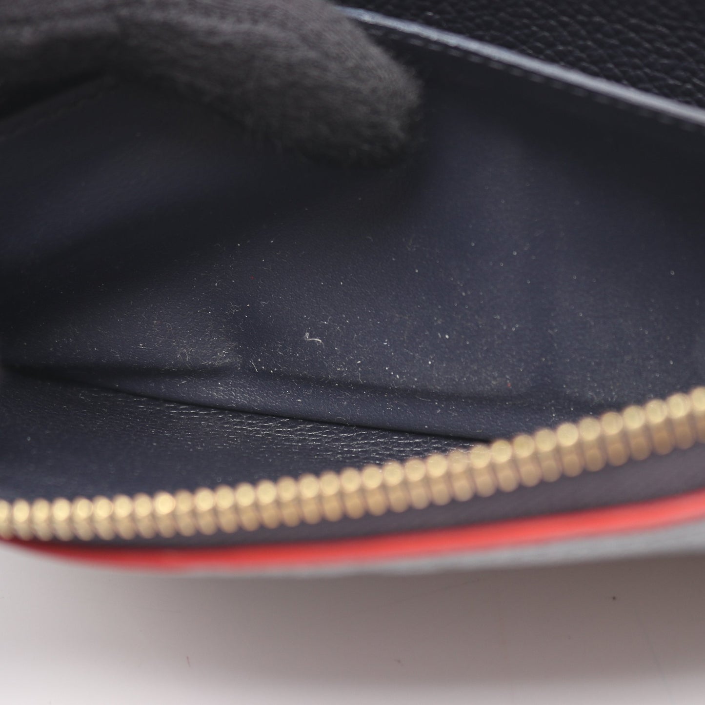 ポルトフォイユ クレマンス モノグラムアンプラント マリーヌルージュ ラウンドファスナー長財布 レザー ネイビー ルイヴィトン