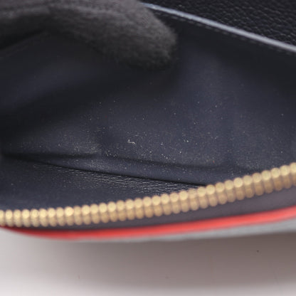 ポルトフォイユ クレマンス モノグラムアンプラント マリーヌルージュ ラウンドファスナー長財布 レザー ネイビー ルイヴィトン