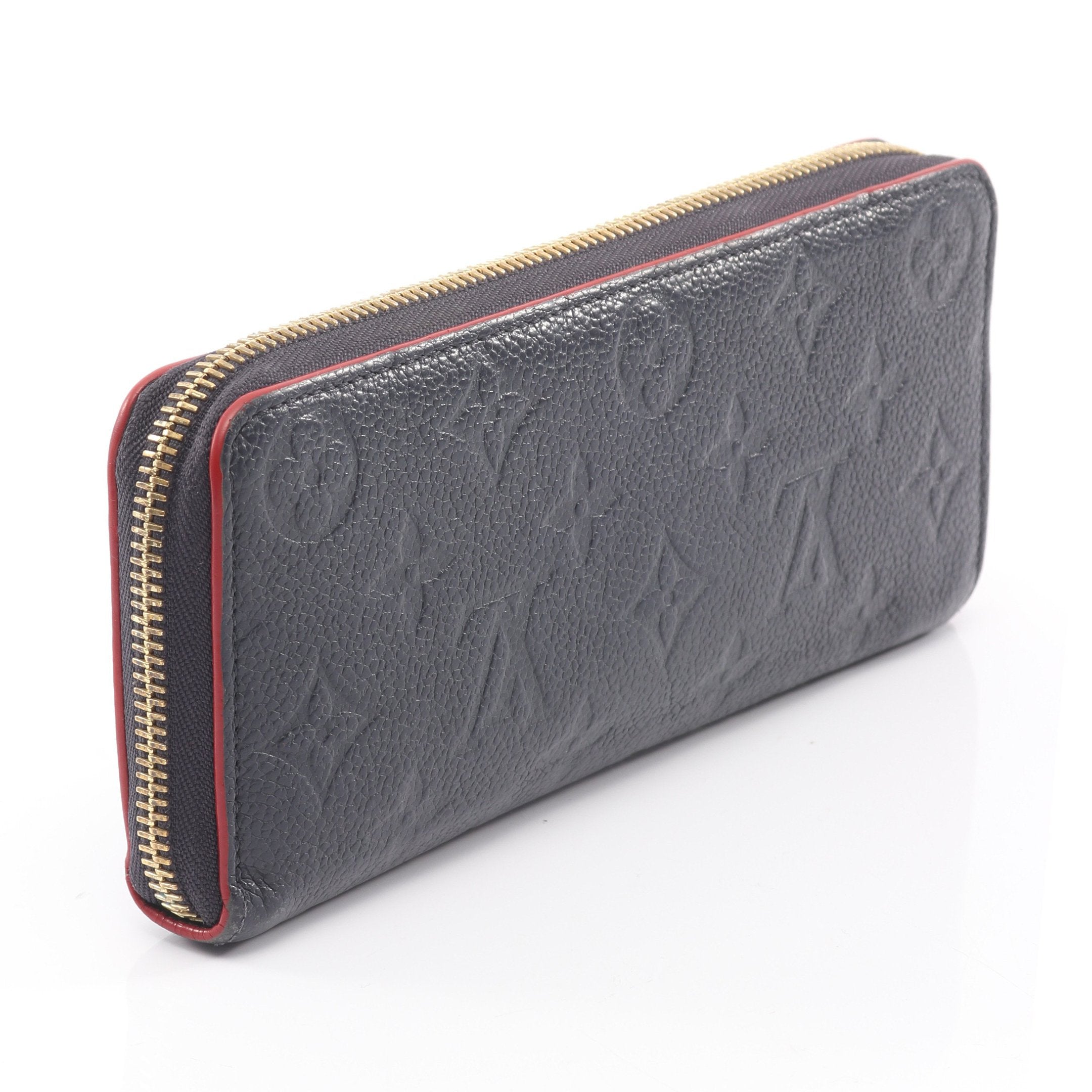 ルイヴィトンポルトフォイユクレマンスアンプラントマリーヌルージュ正規品保証395 ポルトフォイユ クレマンス モノグラムアンプラント マリーヌルージュ