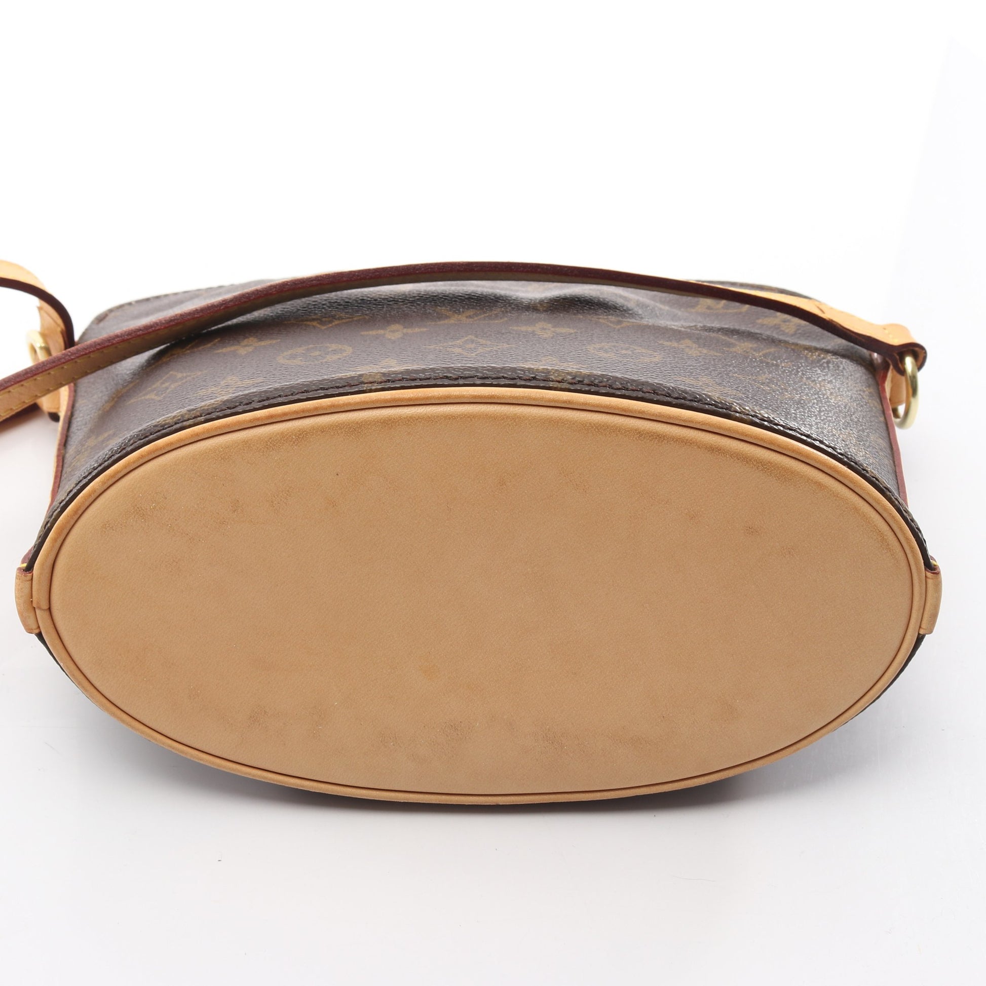 ドルーオ モノグラム ショルダーバッグ PVC レザー ブラウン ルイヴィトン バッグ LOUIS VUITTON