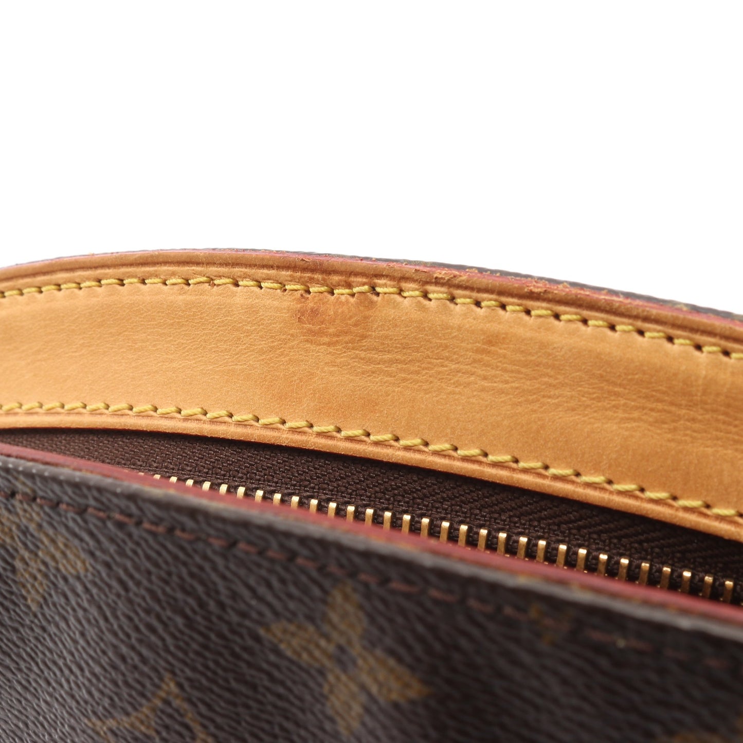 ドルーオ モノグラム ショルダーバッグ PVC レザー ブラウン ルイヴィトン バッグ LOUIS VUITTON