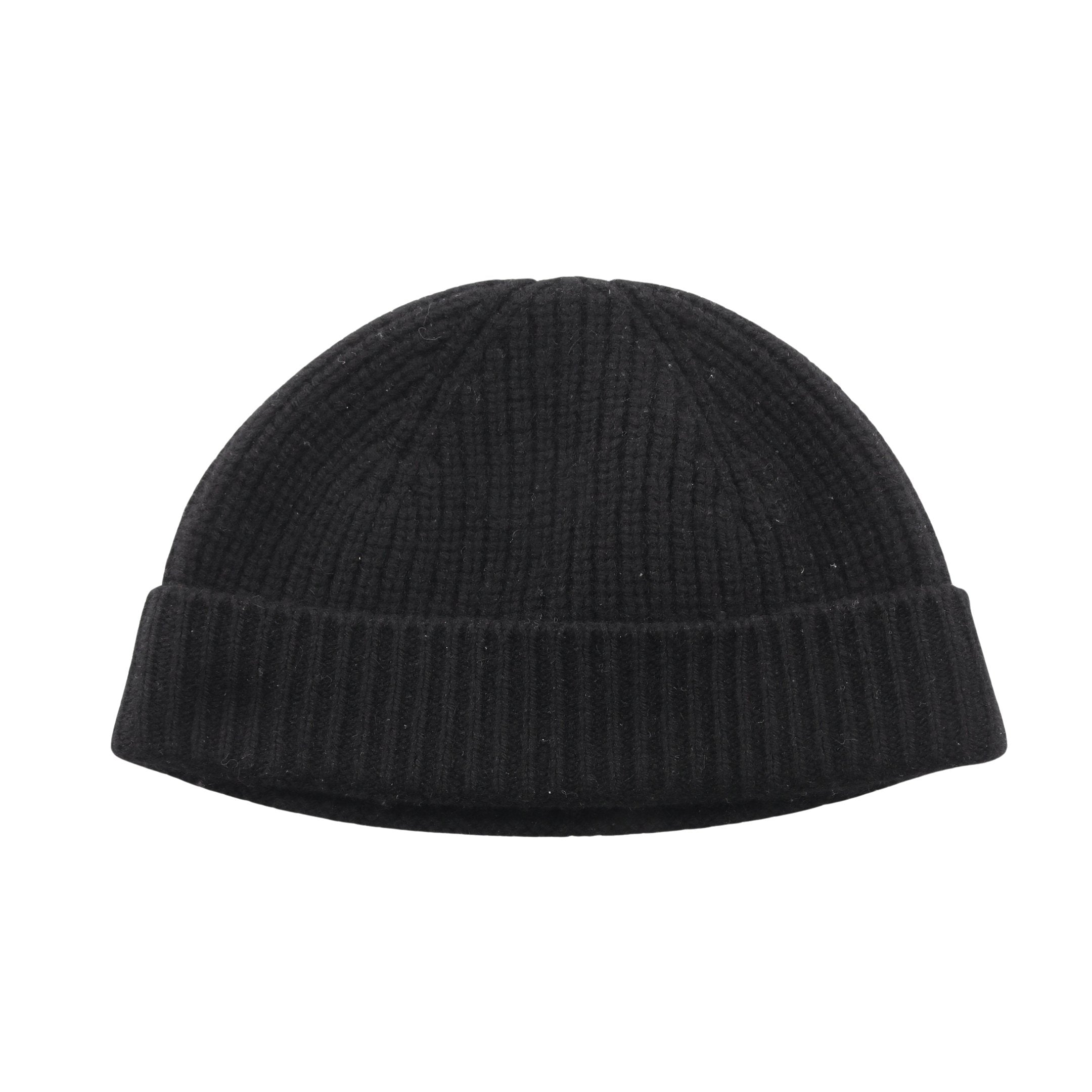 トリオンフ ニット帽 ビーニー カシミヤ ブラック ホワイト セリーヌ