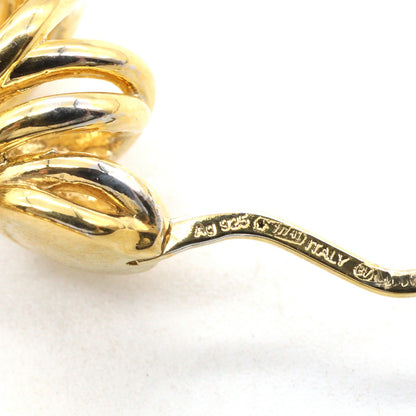 スパイラル ノット フープ ピアス ピアス SV925 GP ゴールド ボッテガヴェネタ アクセサリー BOTTEGA VENETA