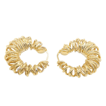 スパイラル ノット フープ ピアス ピアス SV925 GP ゴールド ボッテガヴェネタ アクセサリー BOTTEGA VENETA