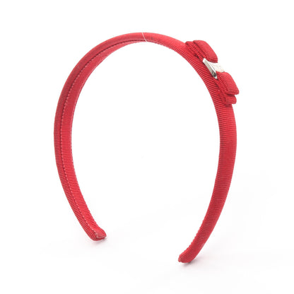 ヴァラリボン カチューシャ グログラン レッド サルヴァトーレフェラガモ アクセサリー Salvatore Ferragamo