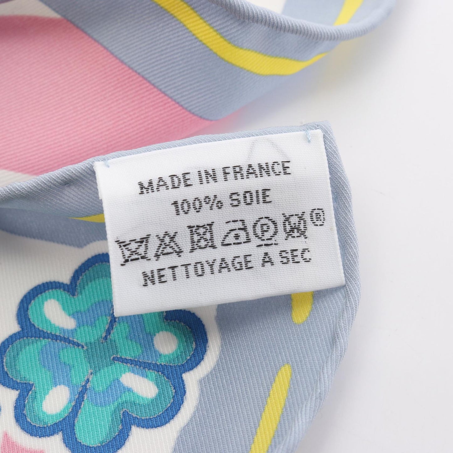 カレ70 CANDY LIBRIS スカーフ シルク ブルーグレー マルチカラー エルメス 財布・小物 HERMES