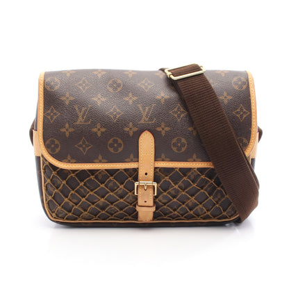 コンゴPM モノグラム ショルダーバッグ PVC レザー ブラウン ルイヴィトン バッグ LOUIS VUITTON