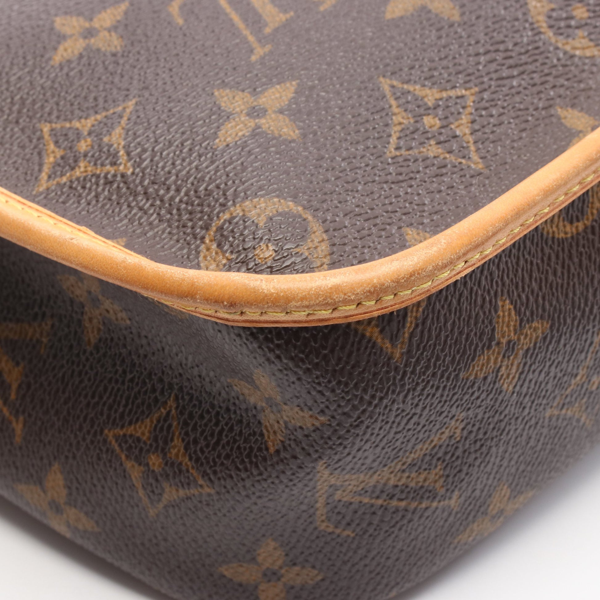 コンゴPM モノグラム ショルダーバッグ PVC レザー ブラウン ルイヴィトン バッグ LOUIS VUITTON