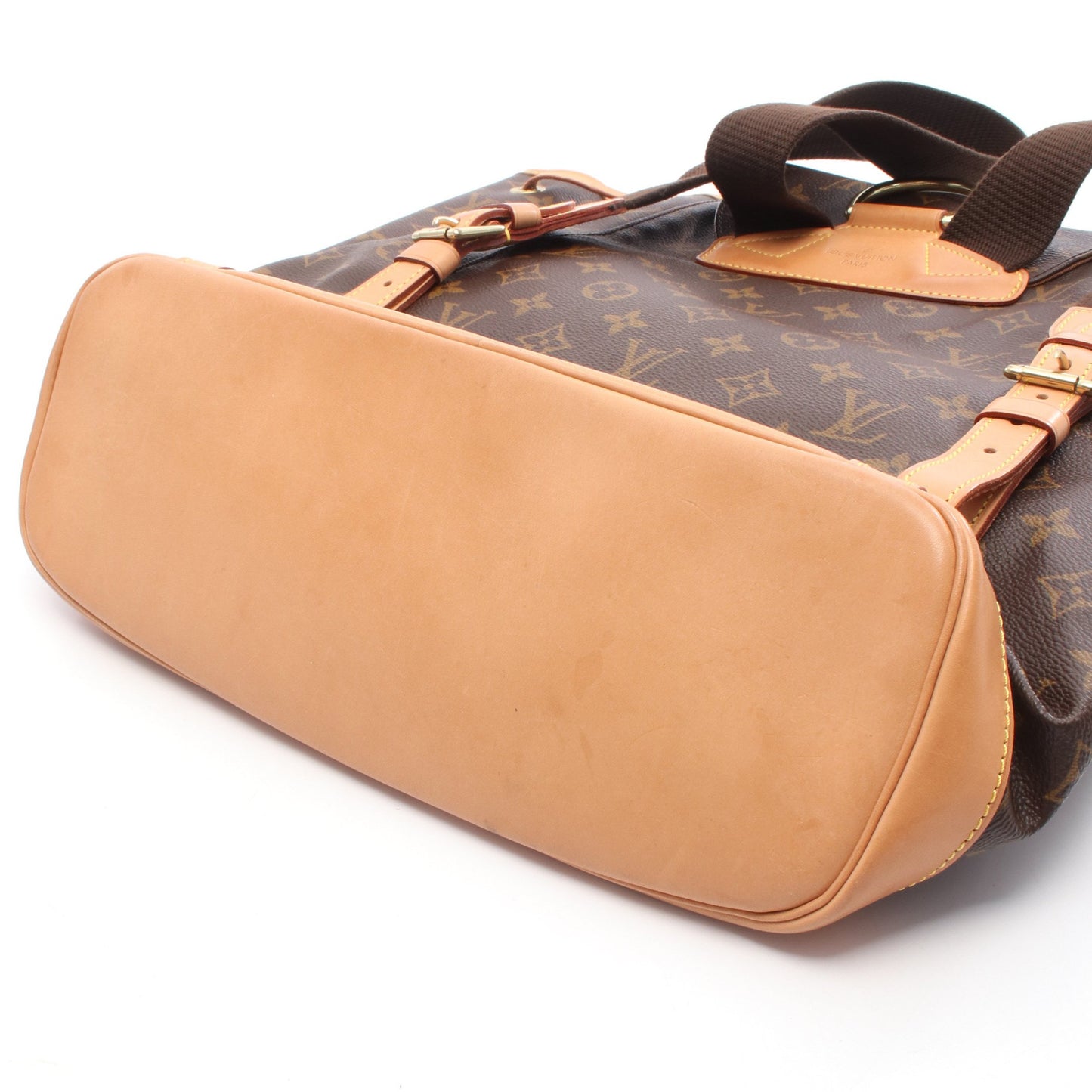 ミニモンスリ モノグラム バックパック リュックサック PVC レザー ブラウン ルイヴィトン バッグ LOUIS VUITTON