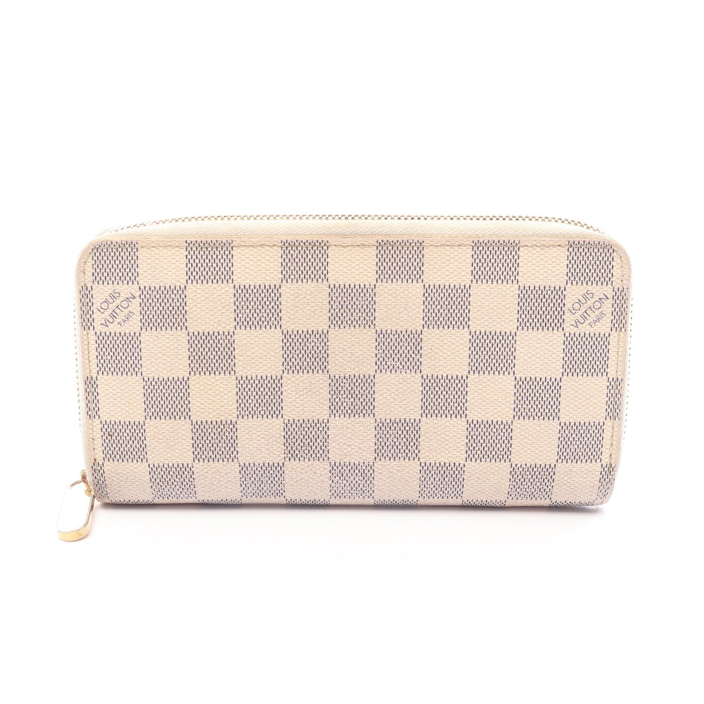 ジッピーウォレット ダミエアズール ラウンドファスナー長財布 PVC ホワイト ルイヴィトン 財布・小物 LOUIS VUITTON