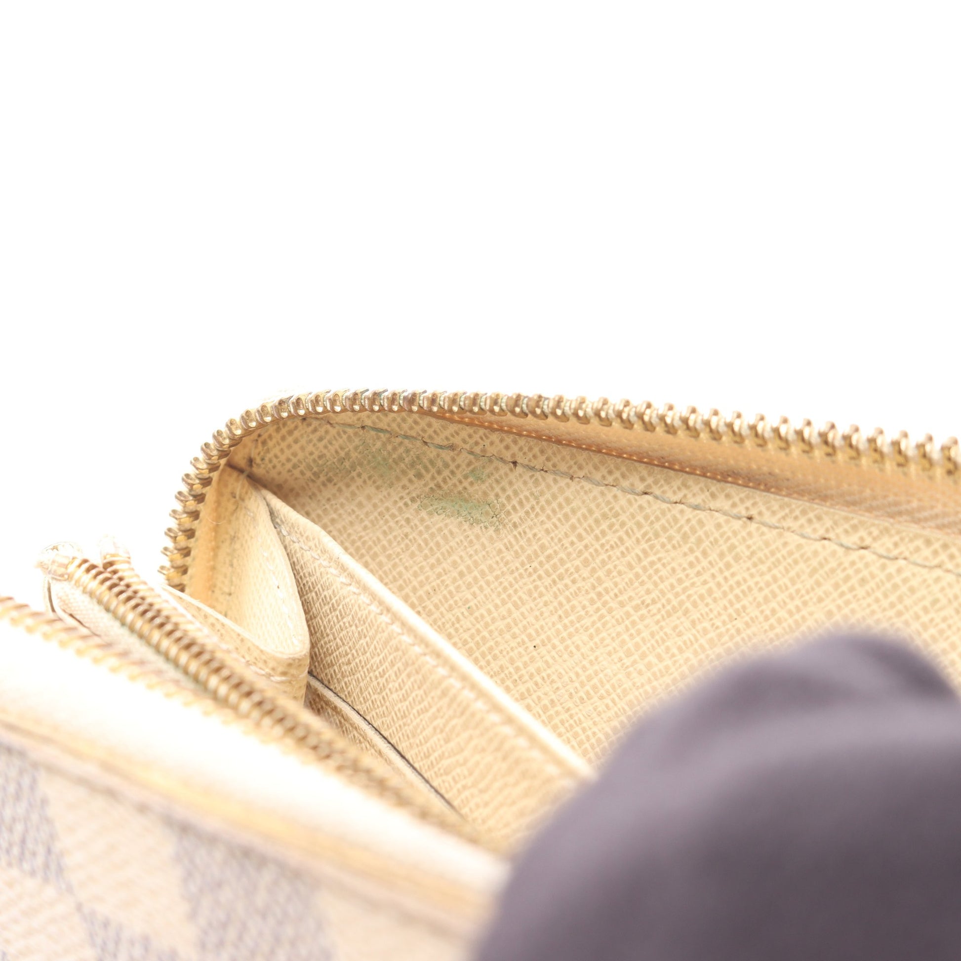 ジッピーウォレット ダミエアズール ラウンドファスナー長財布 PVC ホワイト ルイヴィトン 財布・小物 LOUIS VUITTON