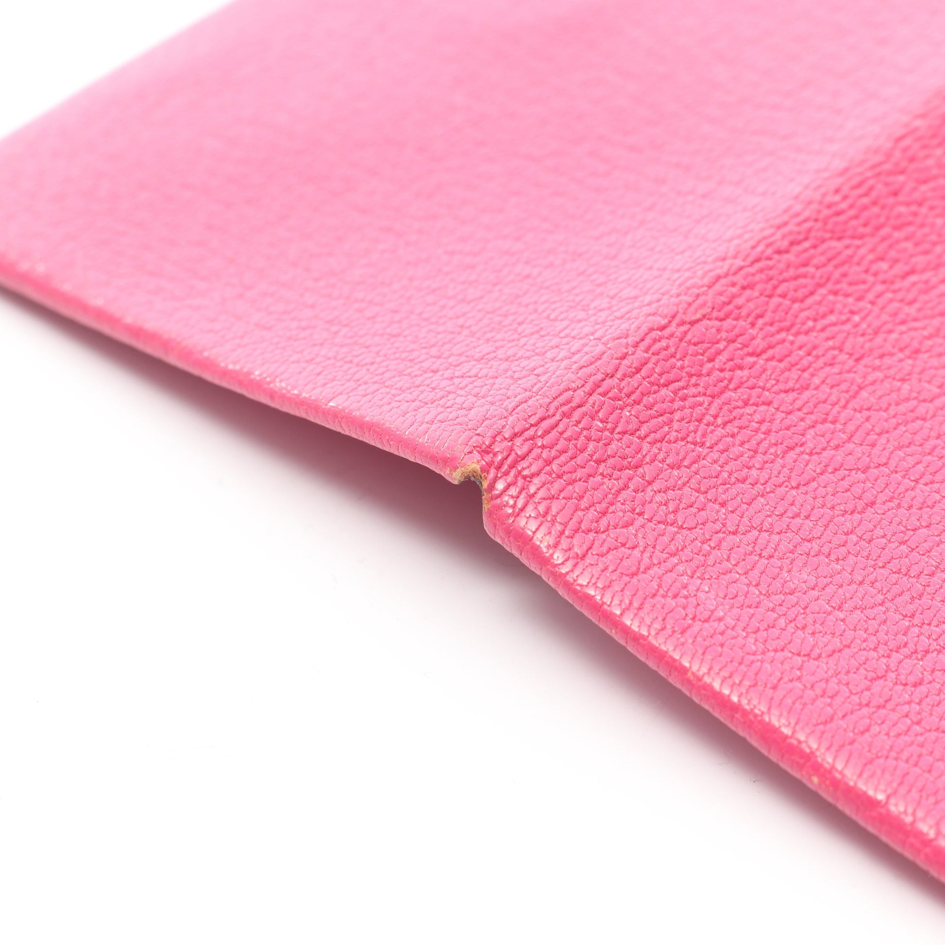 カルヴィ ローズショッキング コインケース シェーブル ピンクパープル シルバー金具 □K刻印 エルメス 財布・小物 HERMES