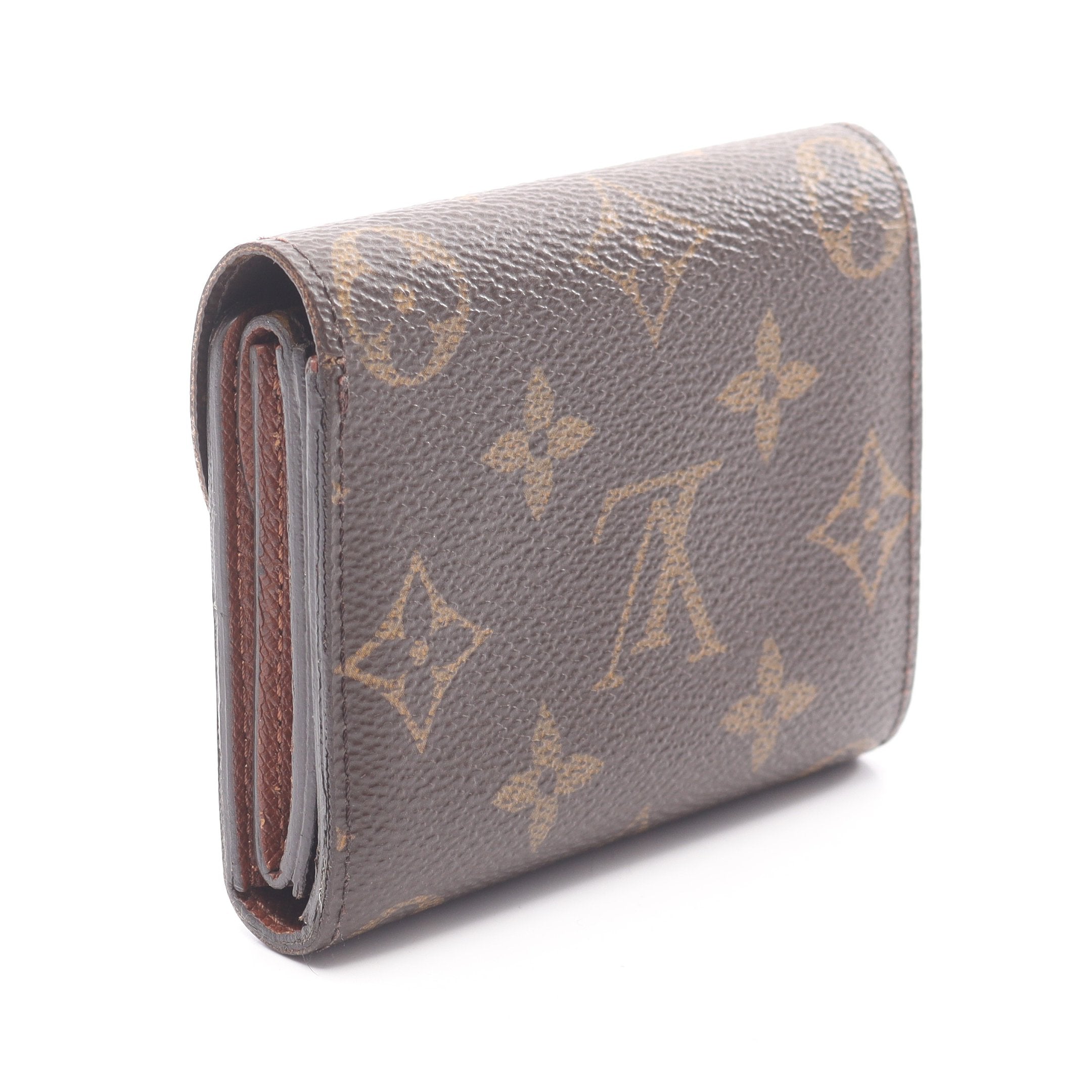 ルイヴィトン モノグラム ポルトフォイユ エレーヌ 三つ折り財布 ブラウン ポルトフォイユ エレーヌ モノグラム 三つ折り財布 PVC ブラウン ルイ