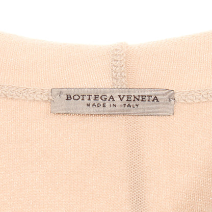 ニット ジップアップパーカー カシミヤ ベージュ ボッテガヴェネタ トップス BOTTEGA VENETA