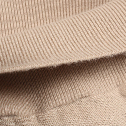 ニット ジップアップパーカー カシミヤ ベージュ ボッテガヴェネタ トップス BOTTEGA VENETA