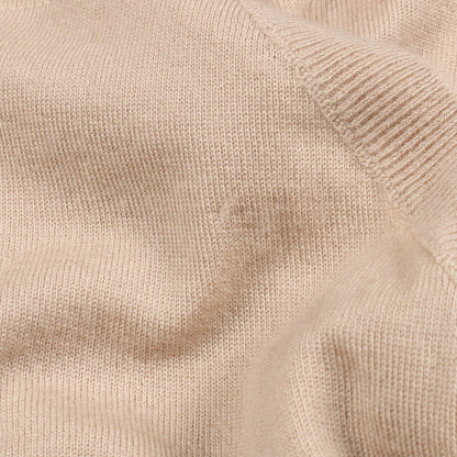 ニット ジップアップパーカー カシミヤ ベージュ ボッテガヴェネタ トップス BOTTEGA VENETA