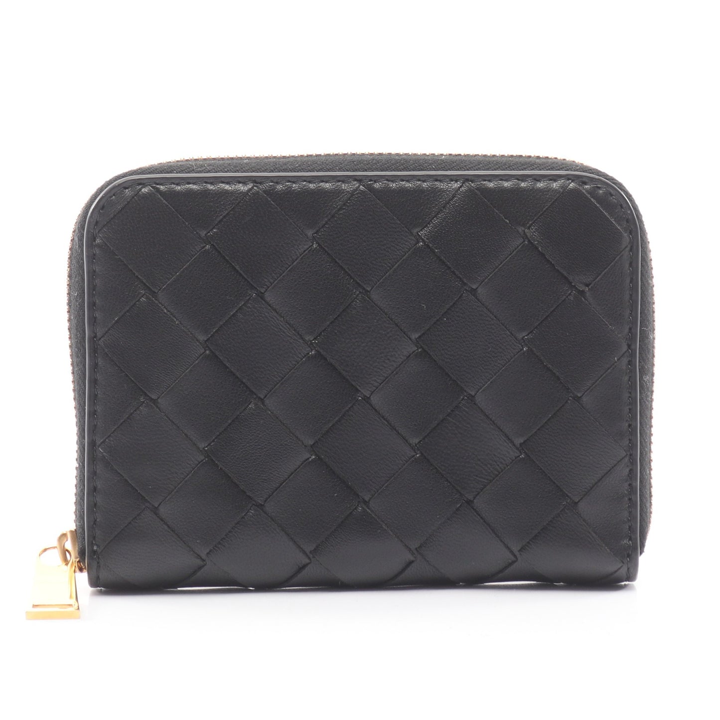 イントレチャート カードケース コインケース レザー ブラック ボッテガヴェネタ 財布・小物 BOTTEGA VENETA