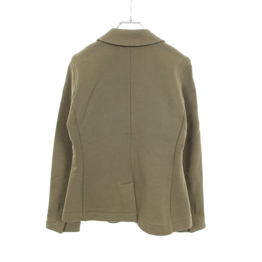 テーラードジャケット ワッペン コットン カーキグリーン マックスアンドコー