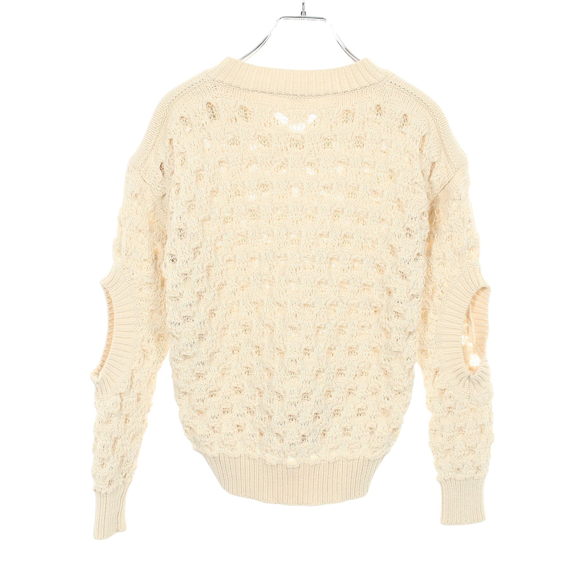 ローゲージ ニット Vネック コットン アイボリー ステラマッカートニー トップス Stella McCartney
