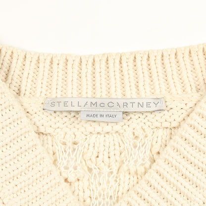 ローゲージ ニット Vネック コットン アイボリー ステラマッカートニー トップス Stella McCartney