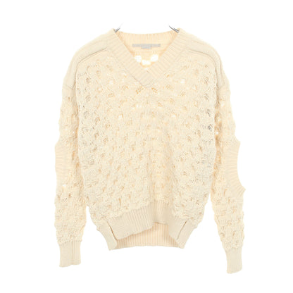 ローゲージ ニット Vネック コットン アイボリー ステラマッカートニー トップス Stella McCartney