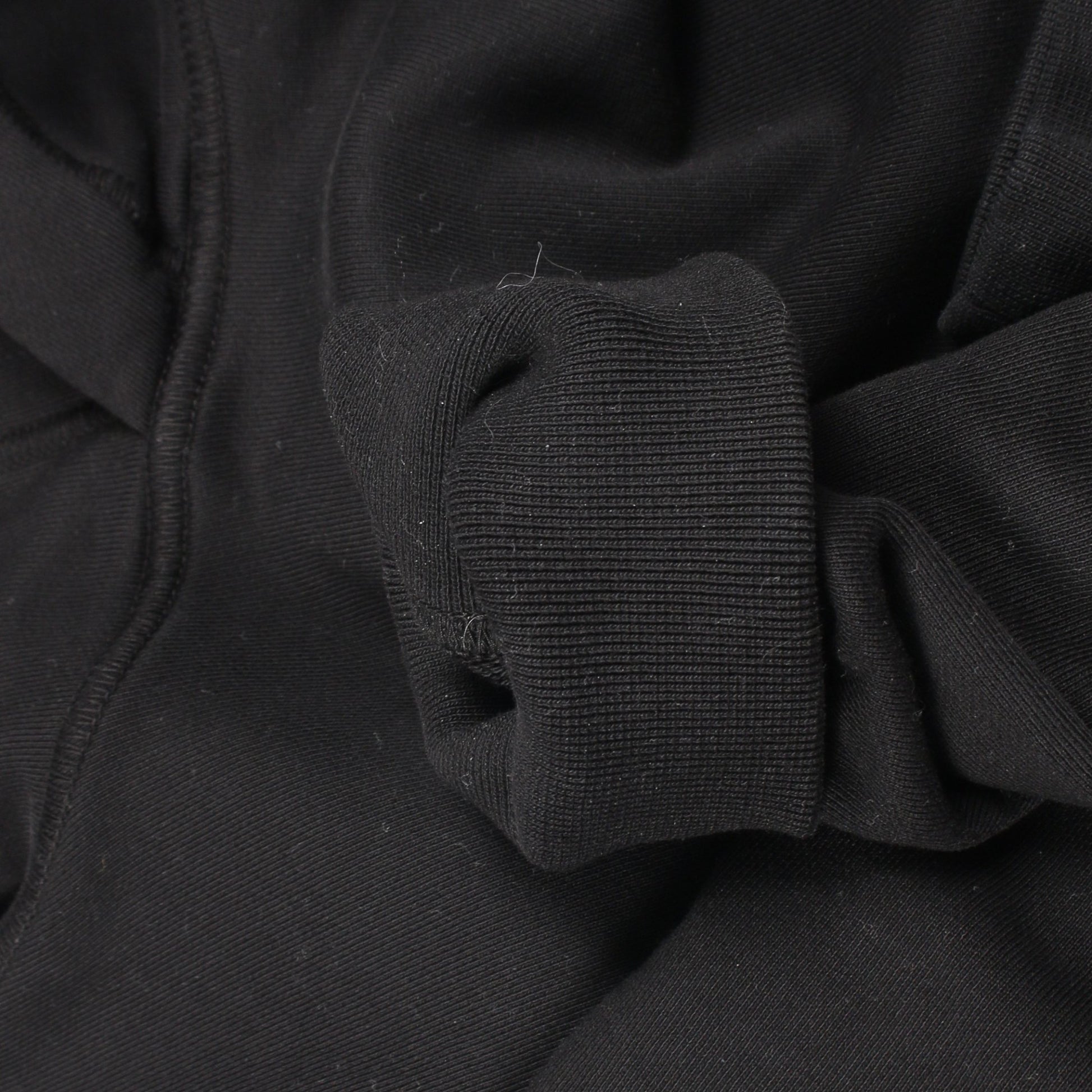 プルオーバーパーカー コットン ブラック ストーンアイランド トップス Stone Island