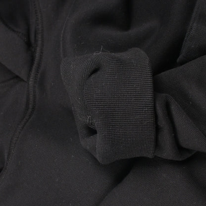 プルオーバーパーカー コットン ブラック ストーンアイランド トップス Stone Island