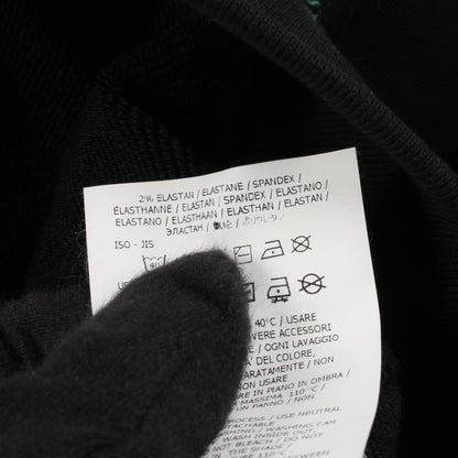 プルオーバーパーカー コットン ブラック ストーンアイランド トップス Stone Island