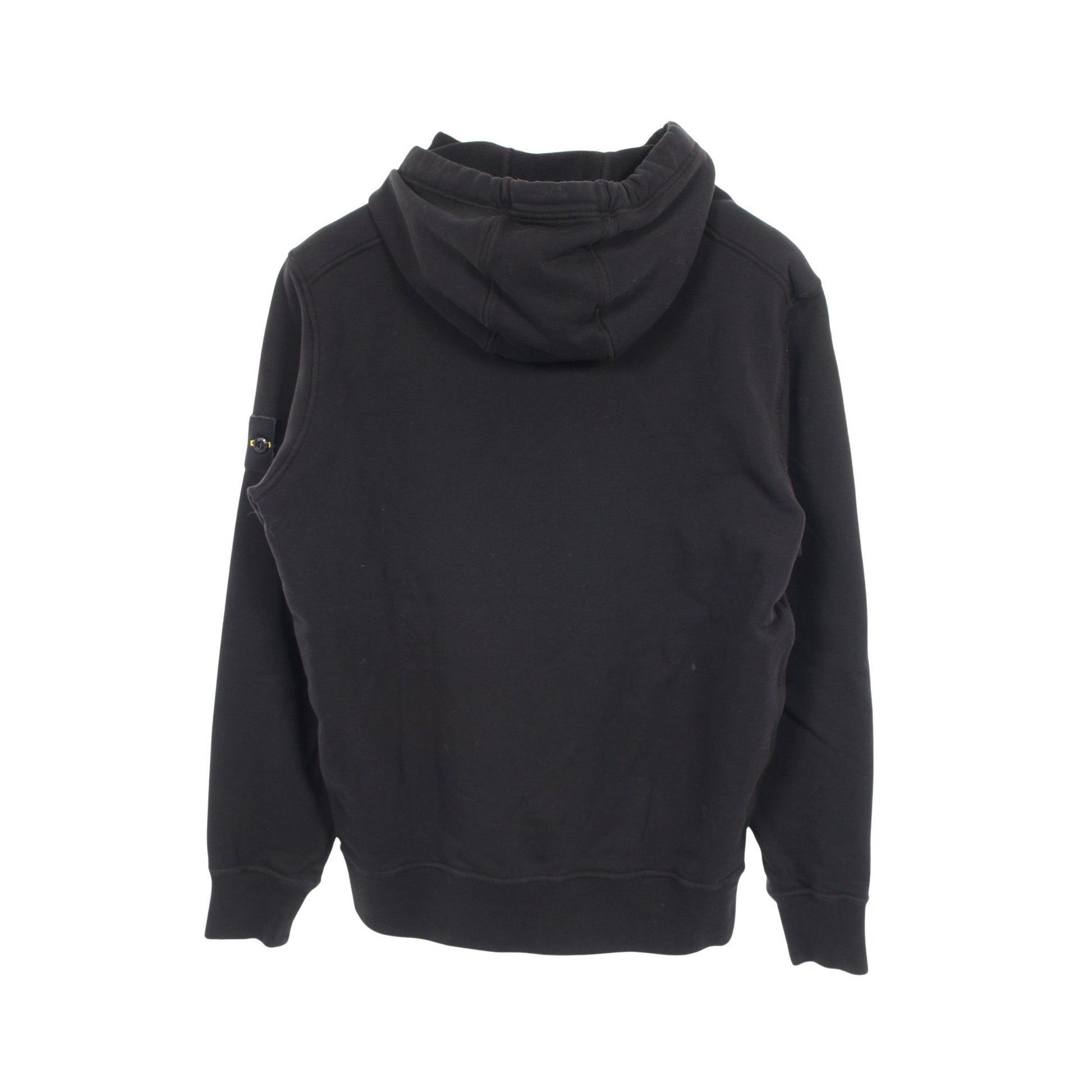 プルオーバーパーカー コットン ブラック ストーンアイランド トップス Stone Island