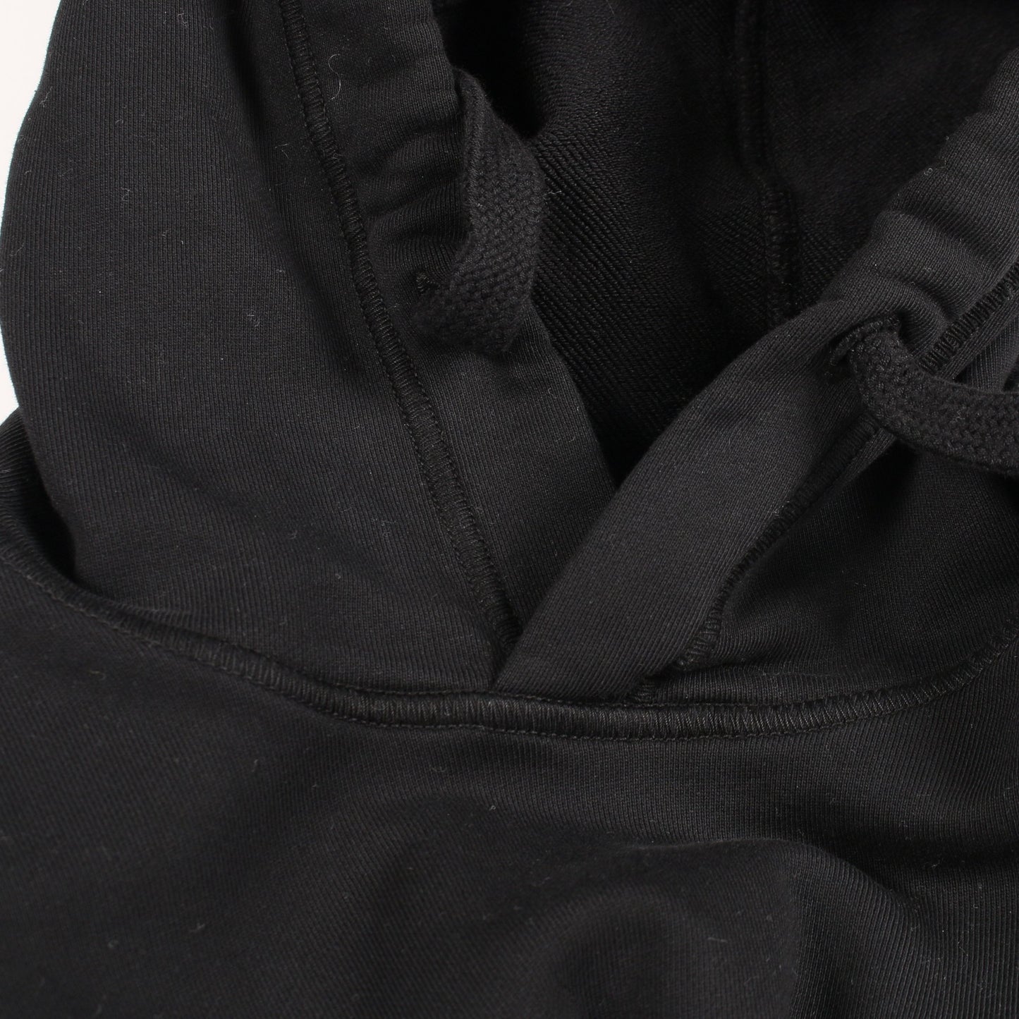 プルオーバーパーカー コットン ブラック ストーンアイランド トップス Stone Island