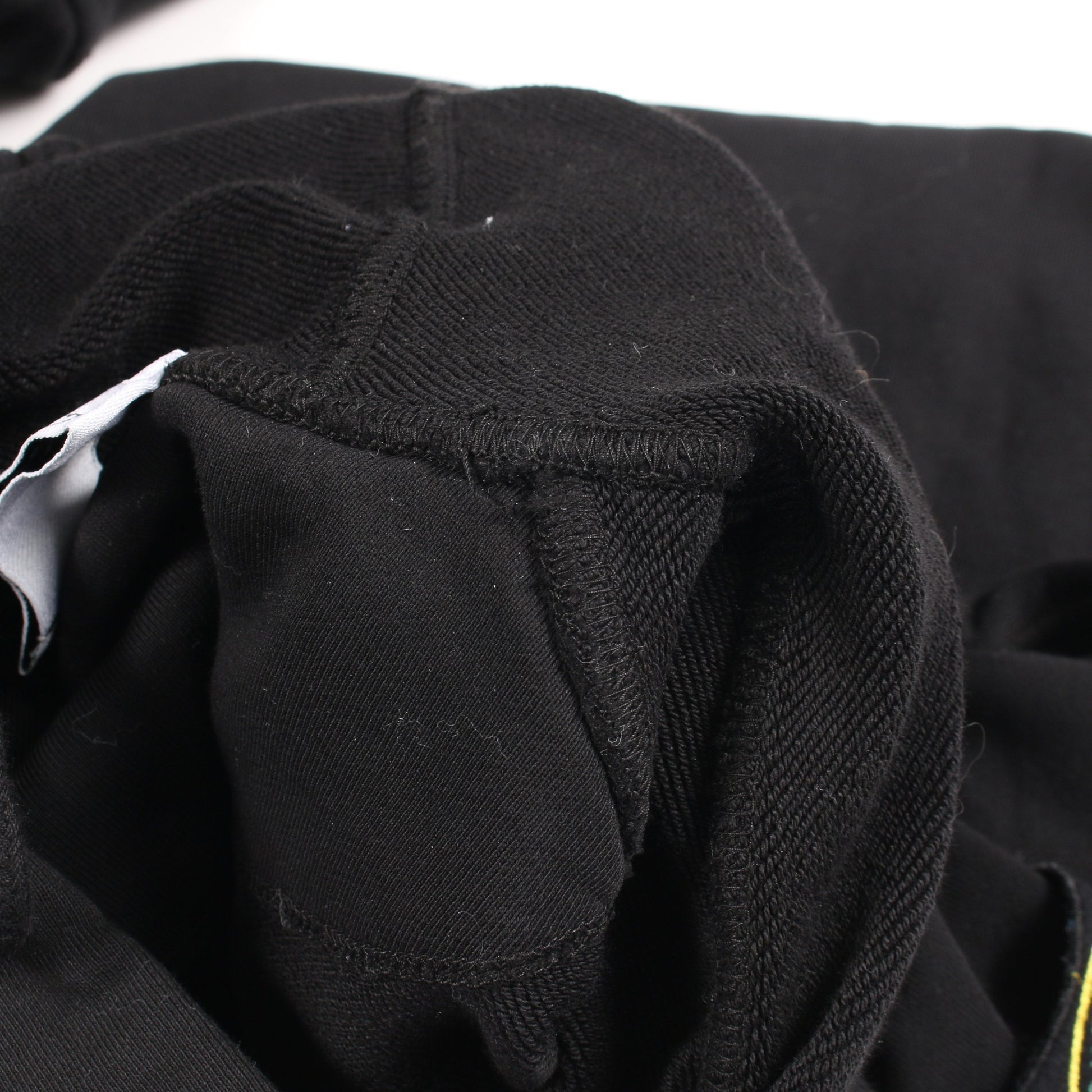プルオーバーパーカー コットン ブラック ストーンアイランド トップス Stone Island