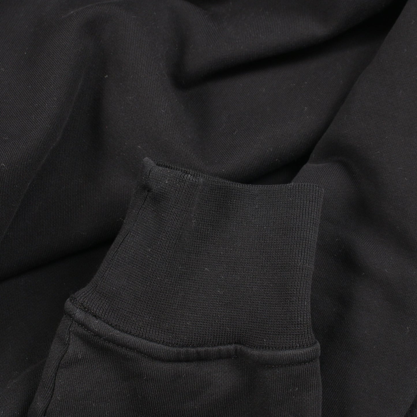 プルオーバーパーカー コットン ブラック ストーンアイランド トップス Stone Island