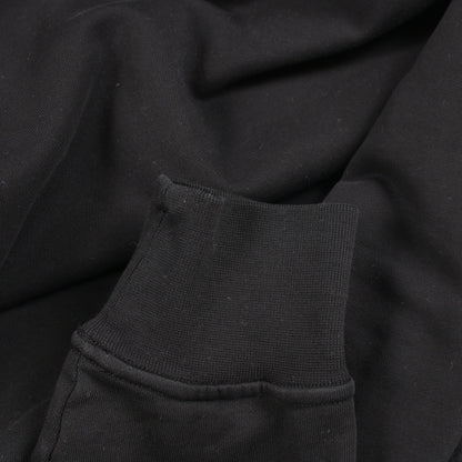 プルオーバーパーカー コットン ブラック ストーンアイランド トップス Stone Island