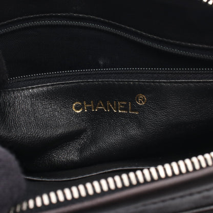 マトラッセ チェーンショルダーバッグ ラムスキン ブラック ゴールド金具 タッセル シャネル バッグ CHANEL
