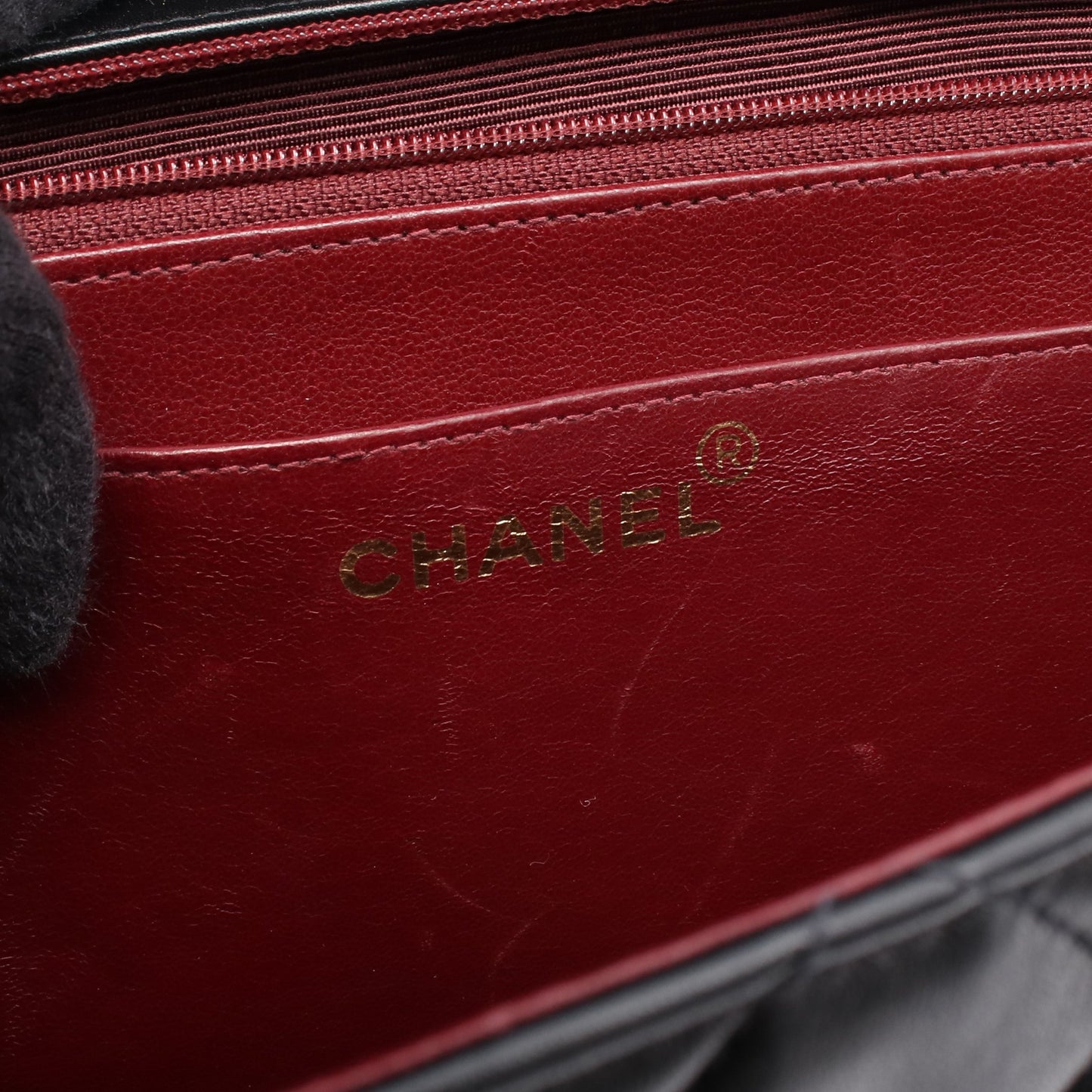 デカマトラッセ34 シングルフラップ Wチェーンショルダーバッグ ラムスキン ブラック ゴールド金具 シャネル バッグ CHANEL