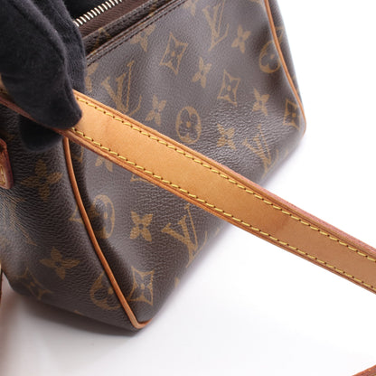 ヴィバシテPM モノグラム ショルダーバッグ PVC レザー ブラウン ルイヴィトン バッグ LOUIS VUITTON