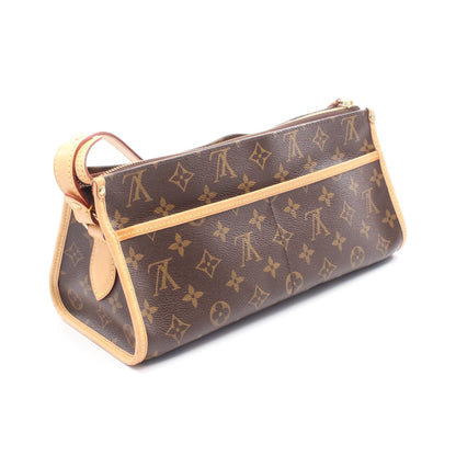 ポパンクール ロン モノグラム ショルダーバッグ PVC レザー ブラウン ルイヴィトン バッグ LOUIS VUITTON