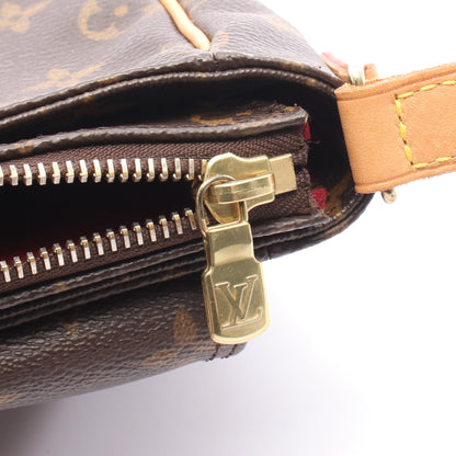 ヴィバシテPM モノグラム ショルダーバッグ PVC レザー ブラウン ルイヴィトン バッグ LOUIS VUITTON